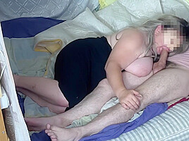 Old Bbw With Big Tits Did A Good Blowjob And Framed Her Ass For Anal Sex