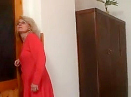 Old bag blackmails Step son in law to sex and wife catches them