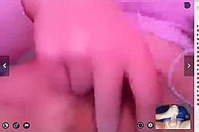 Omegle teen 18+ showing hairy pussy and masturbate