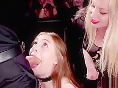 Orgy blowjobs and oral sex in bdsm party
