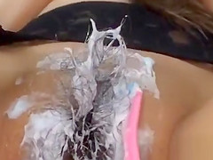Oriental in upskirt gives anal riding