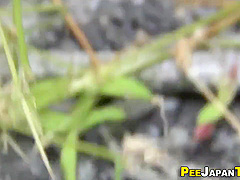 Oriental teen 18+ Piss Public