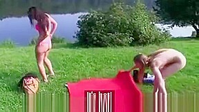 Ourdoors Euro Pussylicked By Girlfriend