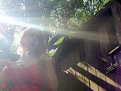 Outdoor Upskirt Pussy Spread Nadialayne