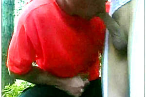 Outside Poking With A Personable Shemale