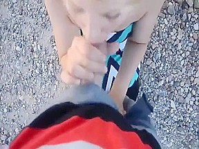 Outside fuck with nasty girlfriend