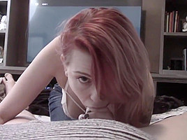 POV GFE Cute Young Redheaded Hottie Fucked at Home - Trailer