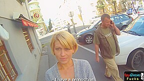 POV eurobabe gets fucked after foreplay