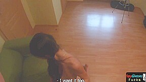 POV eurobabe gets fucked after foreplay