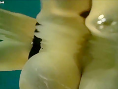 Paleandbrown - End Of The Night In The Pool Fingering And Tits Out