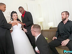 Payton Preslee - Bride Gets Fucked By Bbcs