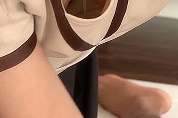 Perfect Sexy Japanese Girl Massage Ends Sexual