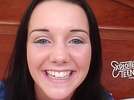 Petite 95lb Raven-haired 18 Yr Old Makes Her Debut Porn