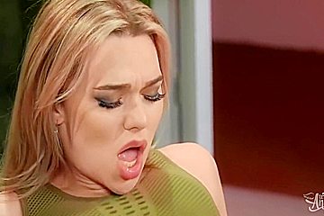 Petite Blonde Babe Loves The Generals Big Dick With Emma Rose