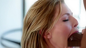 Petite Blonde Ella Nova In Lingerie Tries BBC