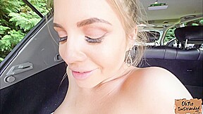 Petite blonde Alessandra Jane strips off for cash