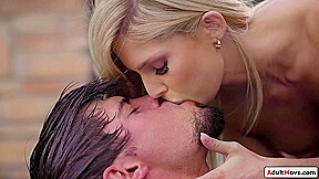 Petite euro blonde outdoor anal reamed and ass2mouth blowjob
