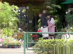 Petite japanese florist pussyfucked in store