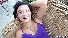 Petite masturbating teen 18+ gets fingered