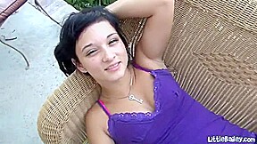 Petite masturbating teen 18+ gets fingered