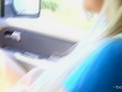Picking Up Strangers And Then Fucking Them Is What Makes The Blonde Very Happy