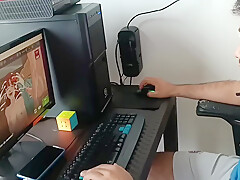 Pillo A Mi Jugando Juegos De Porno Y Me Lo Follo A El