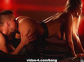 Polina Maxim Likes To Rub Her Clit And Cum While His Dick Is In Her Ass - Bang
