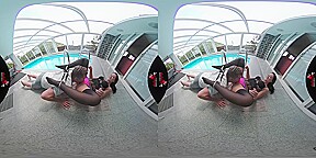 Pool boy panty seduction starring Zuzu Sweet