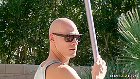 Poolside Hair Pie With Johnny Sins, Inari Vachs - Brazzers