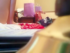 Post shower masturbation in bed to an orgasm