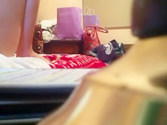Post shower masturbation in bed to an orgasm