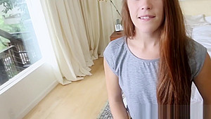 Pov teen 18+ babysitter blows