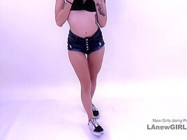 Pretty Brunette Cums More Than Once On Photographers Cock