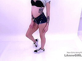 Pretty Brunette Cums More Than Once On Photographers Cock