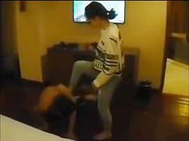 Public Chinese Femdom 001