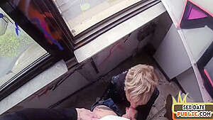 Public Milf With Tattooed Body Fucked In Abandoned Building