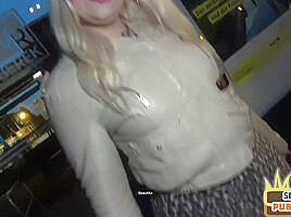 Public POV babe with bigass fucked in closeup outdoor date