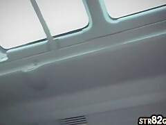 Pulled In Str8 Stud Barebacks Black Tattooed Gay In Bus