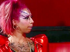 Punk Alien Swallows Cum