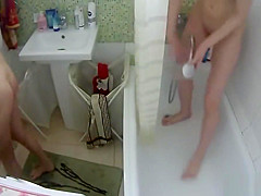 Purple dildo fucking with two hot girls