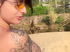 Putaria na Ilha - Boquete na Praia, sexo com vista pro mar e duas gozadas - Dread Hot