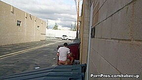 Quick BJ Out Back - PornPros