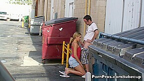 Quick BJ Out Back - PornPros