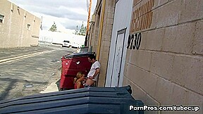 Quick BJ Out Back - PornPros
