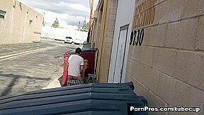 Quick BJ Out Back - PornPros