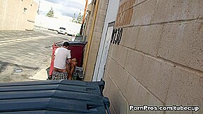 Quick BJ Out Back - PornPros