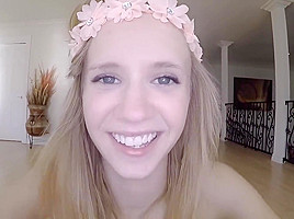 Rachel James - hippie teen 18+ POV sucking