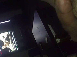 Raven babe huge cock morning wank