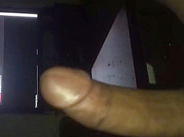 Raven babe huge cock morning wank