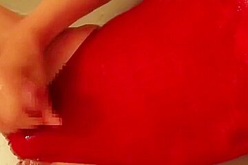Ray Ayanashi Japan Sissy Swimsuit Lotion Show